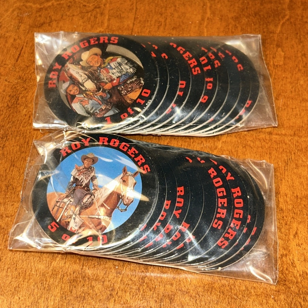 ROY ROGERS MILK CAP POG SET OF 20 Arrow Catch 1994 F1